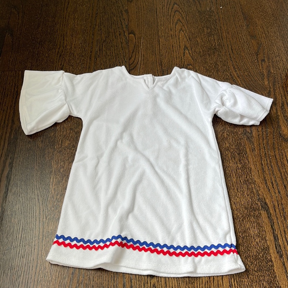 Janie and Jack terry cloth beach coverup size 7